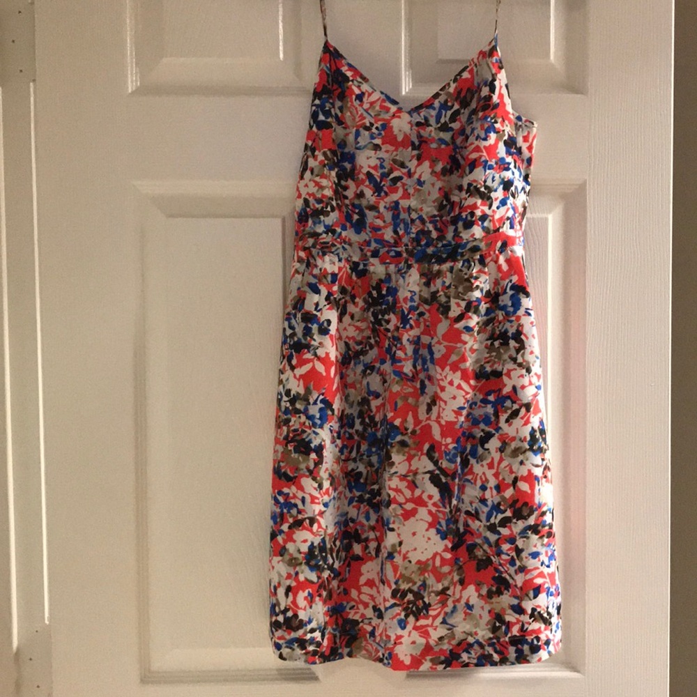 J.Crew silk floral dress, size 00